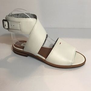ED Sanja Ellen Degeneres Sandals 6.5 M White Ankle